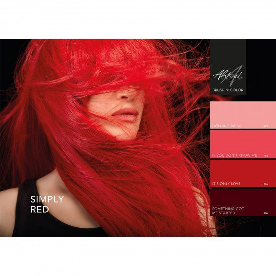 Brush n Color SIMPLY RED Collection 4x15ml