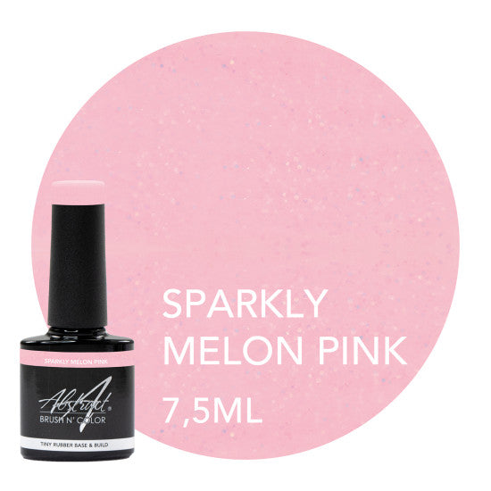 Rubber Base & Build SPARKLY MELON PINK 7,5ml