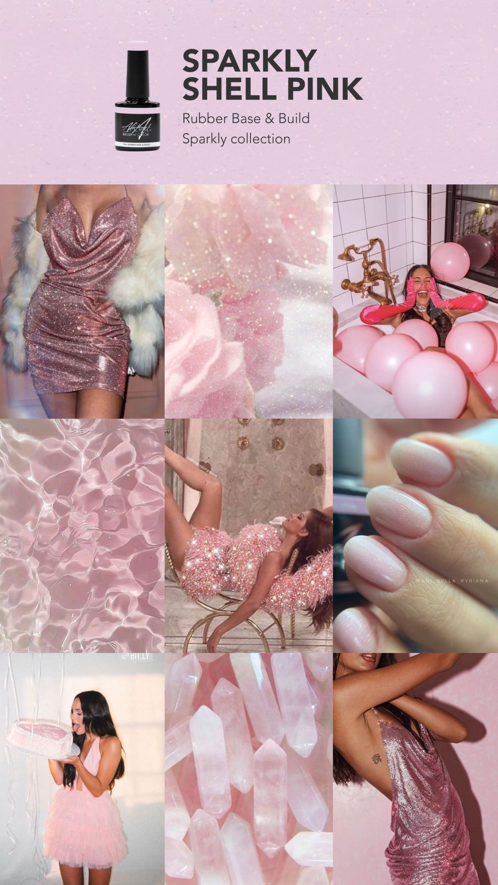 Sparkly Shell Pink