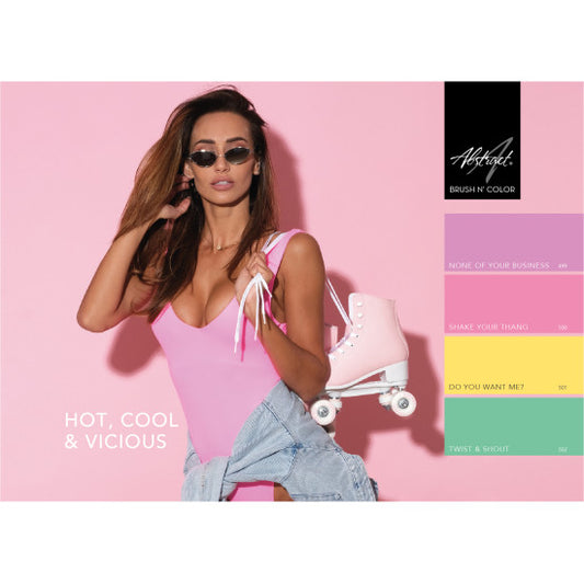Brush n Color HOT, COOL & VICIOUS Collection 4x15ml
